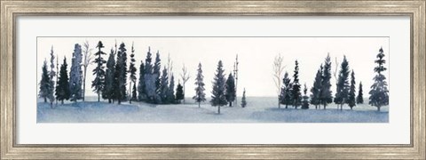 Framed Sapphire Grove I Print