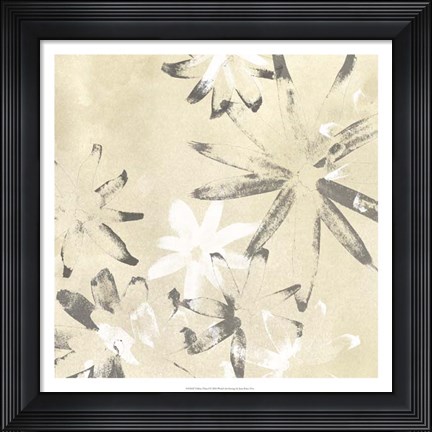 Framed Vellum Flora I Print