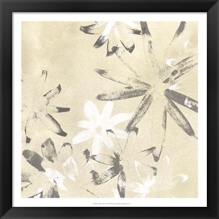 Framed Vellum Flora I Print