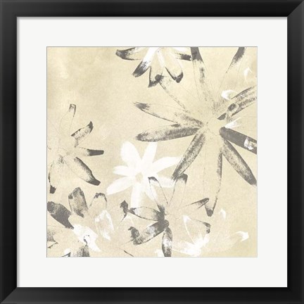 Framed Vellum Flora I Print