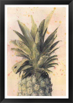 Framed Pineapple Delight I Print