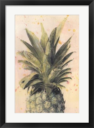Framed Pineapple Delight I Print