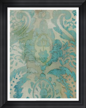Framed Velvet &amp; Damask III Print