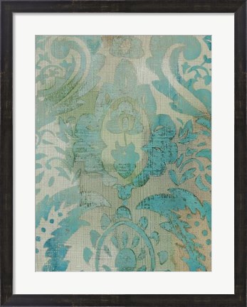 Framed Velvet &amp; Damask III Print