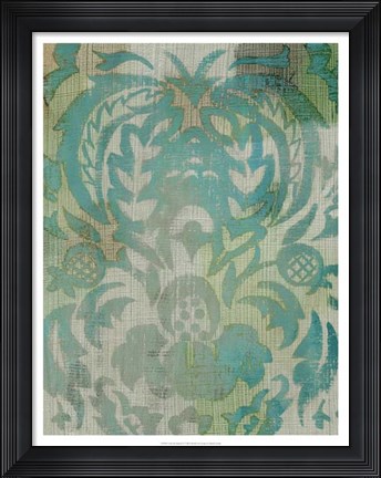Framed Velvet &amp; Damask IV Print