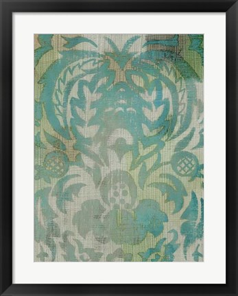 Framed Velvet &amp; Damask IV Print