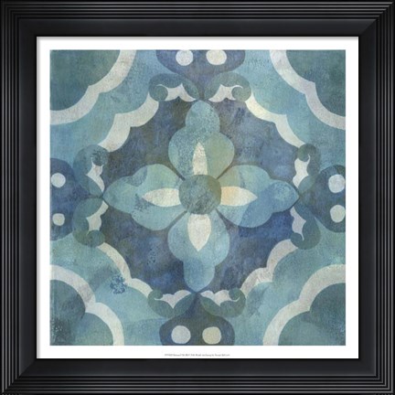 Framed Patinaed Tile III Print