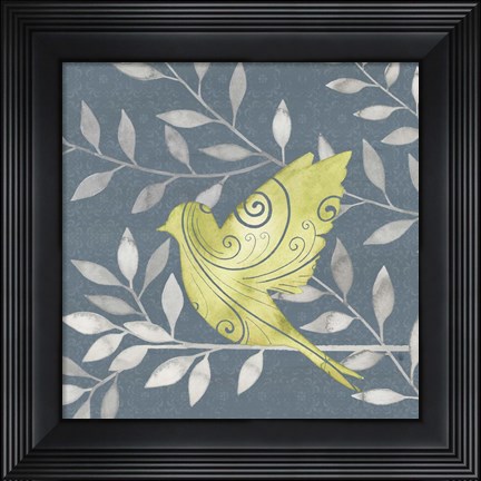 Framed Serene Silhouette I Print