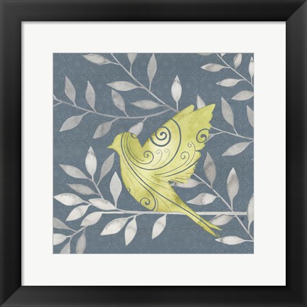 Framed Serene Silhouette I Print