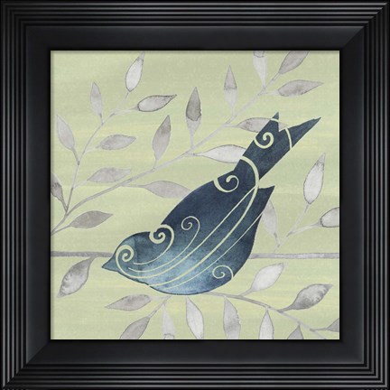 Framed Serene Silhouette II Print
