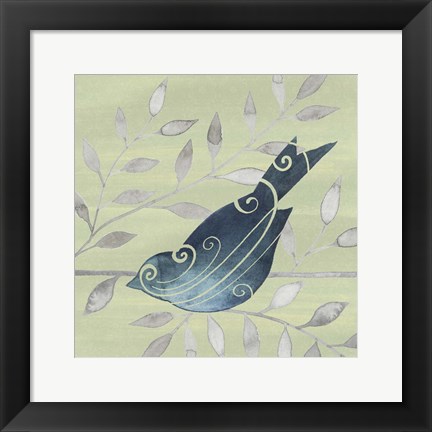 Framed Serene Silhouette II Print