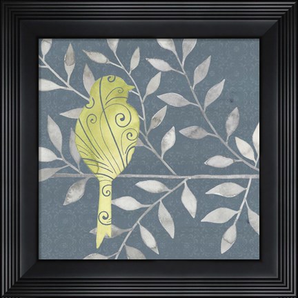 Framed Serene Silhouette III Print