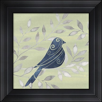 Framed Serene Silhouette IV Print