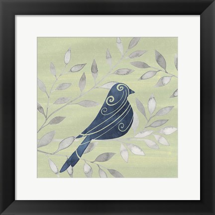 Framed Serene Silhouette IV Print