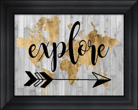 Framed Young Explorer V Print