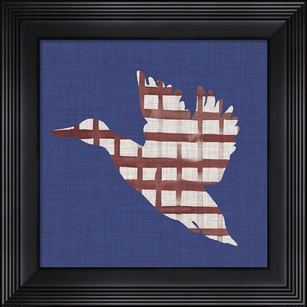 Framed Lakeside Silhouette III Print