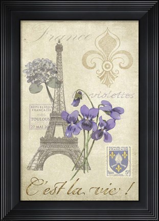 Framed Paris Tour I Print