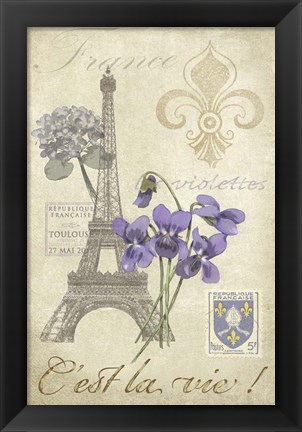 Framed Paris Tour I Print