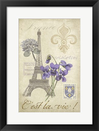 Framed Paris Tour I Print