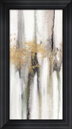 Framed Falling Gold Leaf II Print