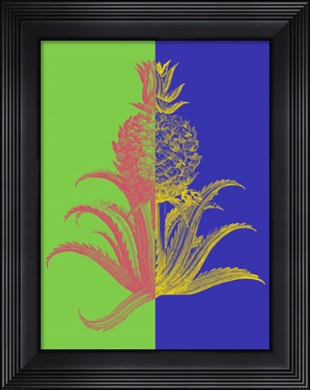 Framed Pineapple Mix I Print