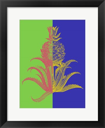 Framed Pineapple Mix I Print