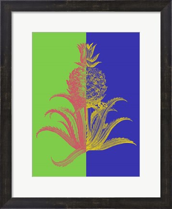 Framed Pineapple Mix I Print