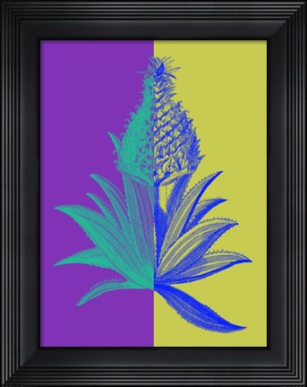 Framed Pineapple Mix II Print