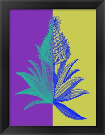 Framed Pineapple Mix II Print