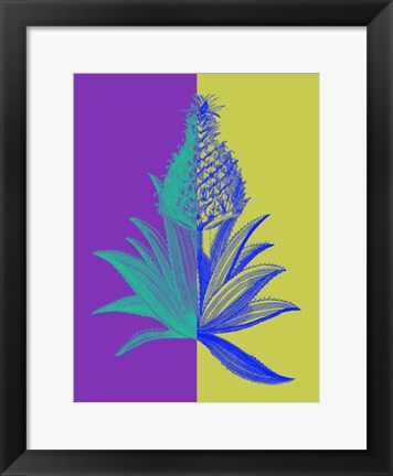 Framed Pineapple Mix II Print