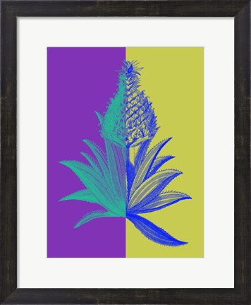 Framed Pineapple Mix II Print