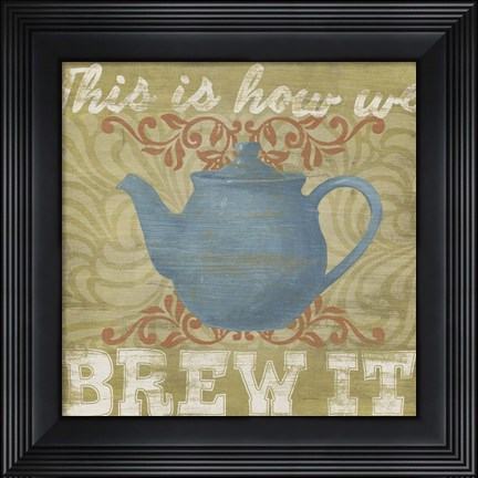 Framed Hip Kitchen I Print