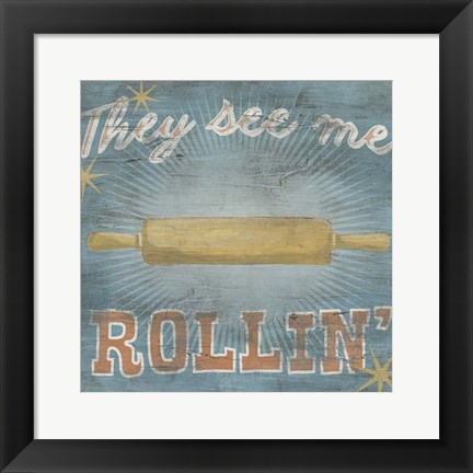 Framed Hip Kitchen II Print