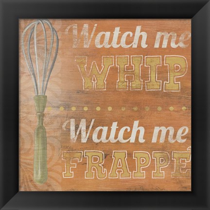 Framed Hip Kitchen IV Print