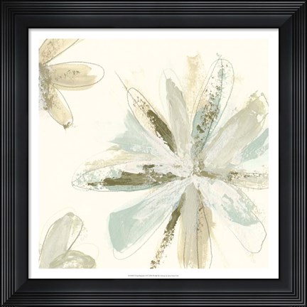 Framed Floral Impasto II Print