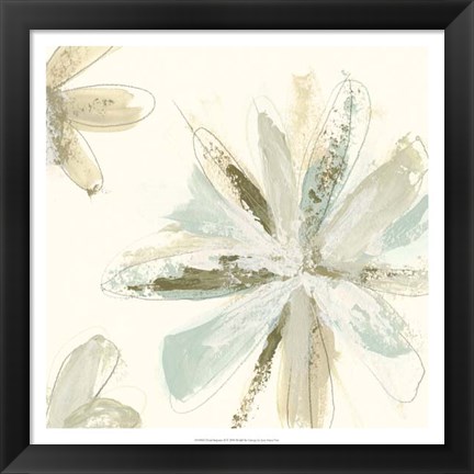 Framed Floral Impasto II Print