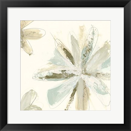 Framed Floral Impasto II Print