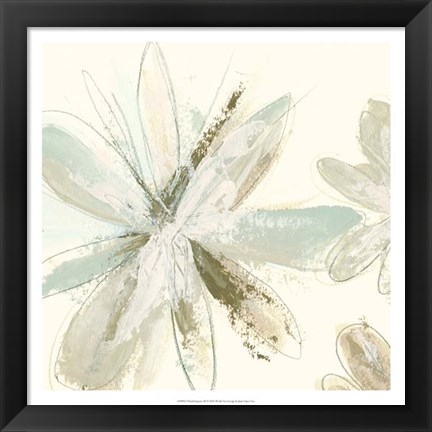 Framed Floral Impasto III Print