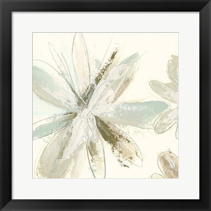 Framed Floral Impasto III Print