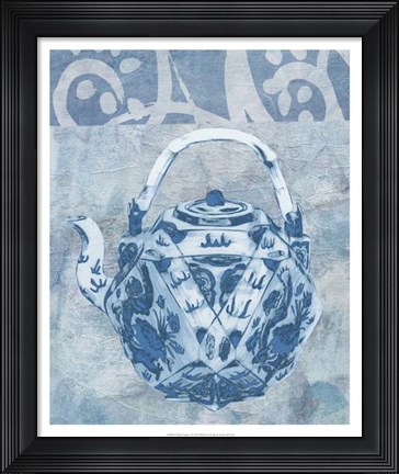 Framed Chinese Teapot  I Print