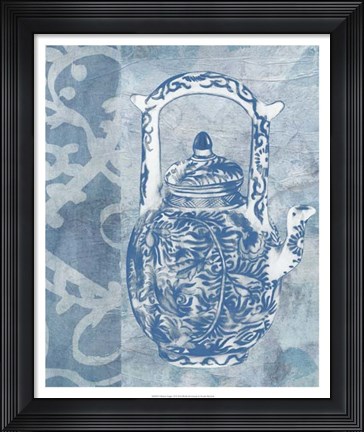Framed Chinese Teapot  II Print