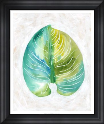 Framed Ocean Side Palms  I Print