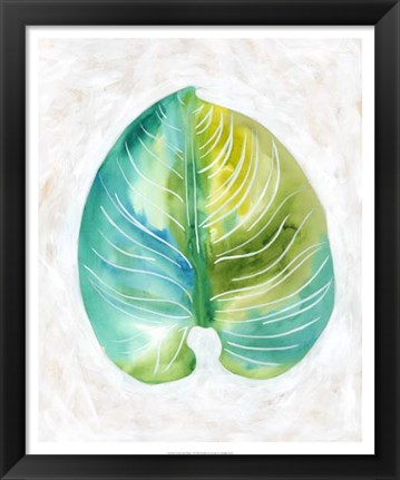 Framed Ocean Side Palms  I Print