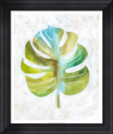 Framed Ocean Side Palms  III Print