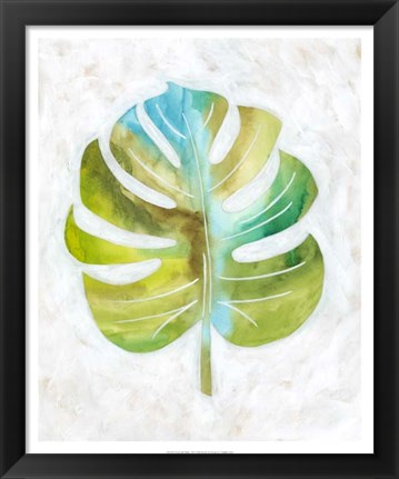 Framed Ocean Side Palms  III Print