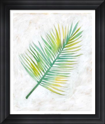 Framed Ocean Side Palms  IV Print