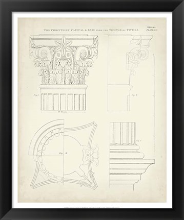 Framed Greek &amp; Roman Architecture I Print