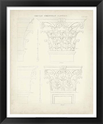 Framed Greek &amp; Roman Architecture III Print