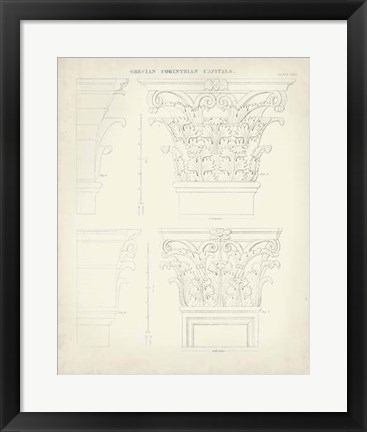 Framed Greek &amp; Roman Architecture III Print