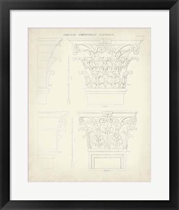 Framed Greek &amp; Roman Architecture III Print